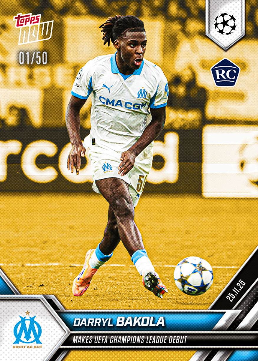 Darryl Bakola - 2025-26 UCL Topps NOW - Card 55 - PR: 500 - Image 6