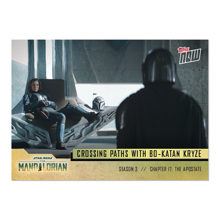 2023 TOPPS NOW Star Wars: The Mandalorian Season 3 Episode 1 - 5 Card Set - PR: 901 - Image 7