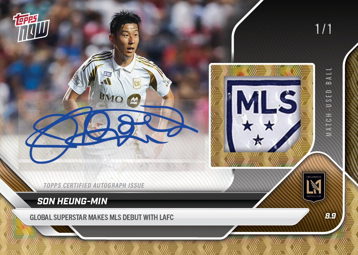 Son Heung-min - 2025 MLS Topps NOW - Card 73 - LOOK FOR RELICS & AUTO-RELICS - PR: 9685 - Image 2