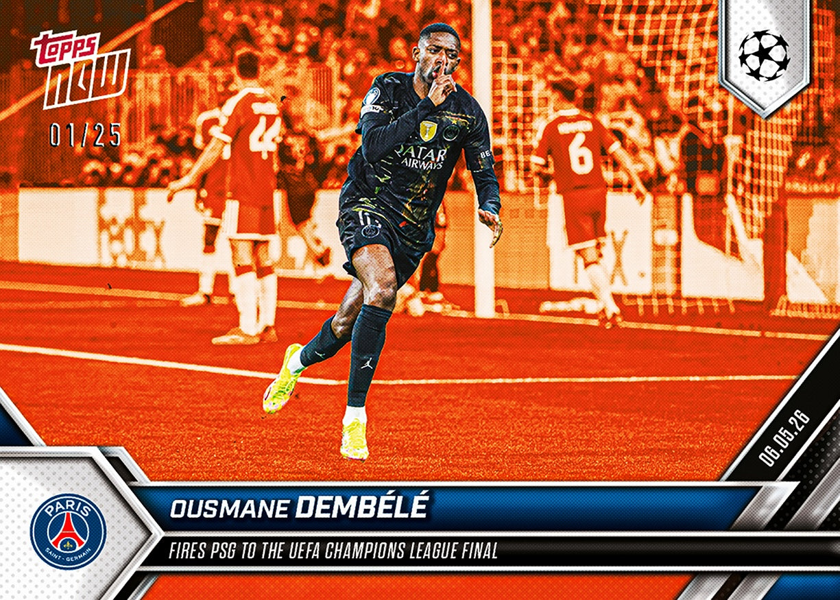 Ousmane Dembélé - 2025-26 UCL Topps NOW - Card 136 - PR: 799 - Image 5
