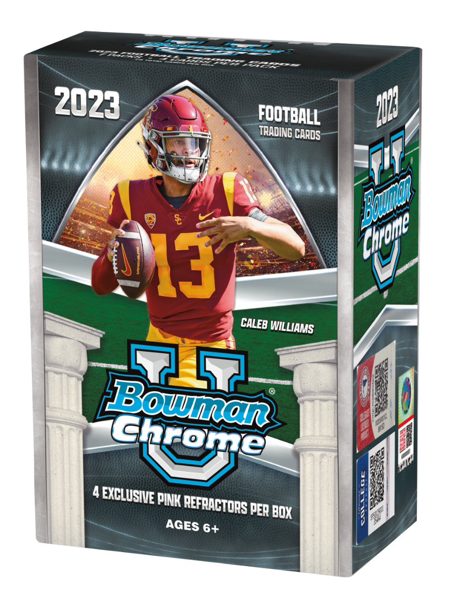 2023 Bowman University Chrome Football - Value Box