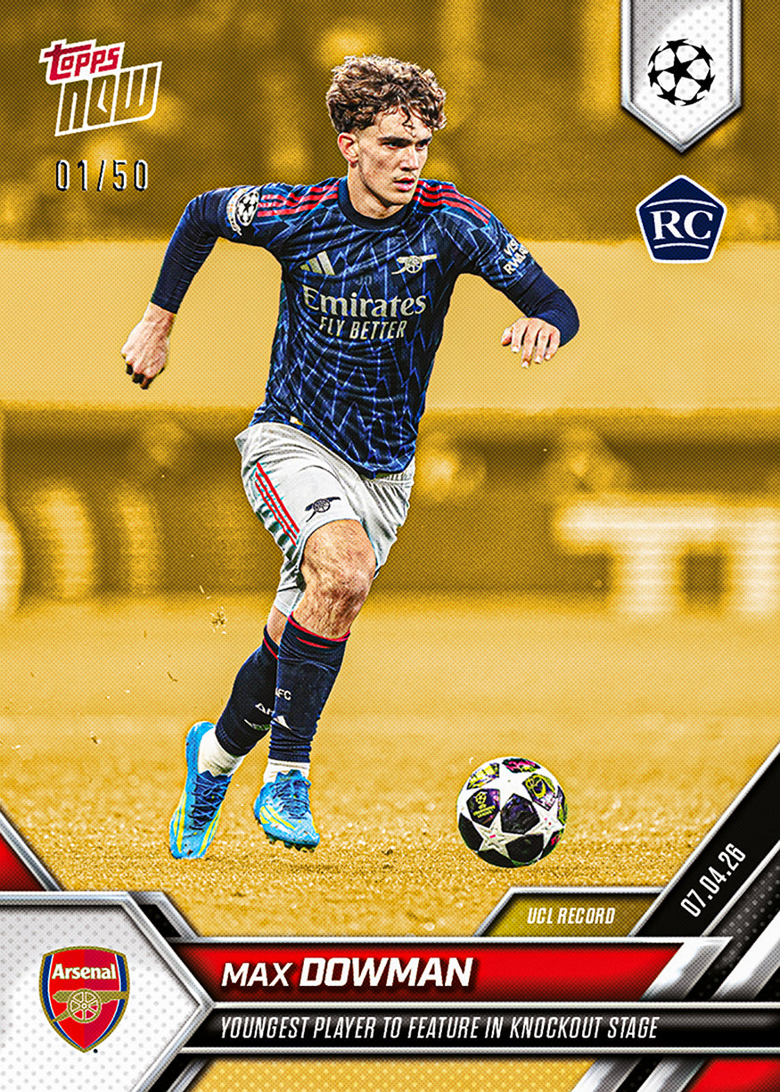 Max Dowman - 2025-26 UCL Topps NOW - Card 116 - PR: 13248 - Image 6