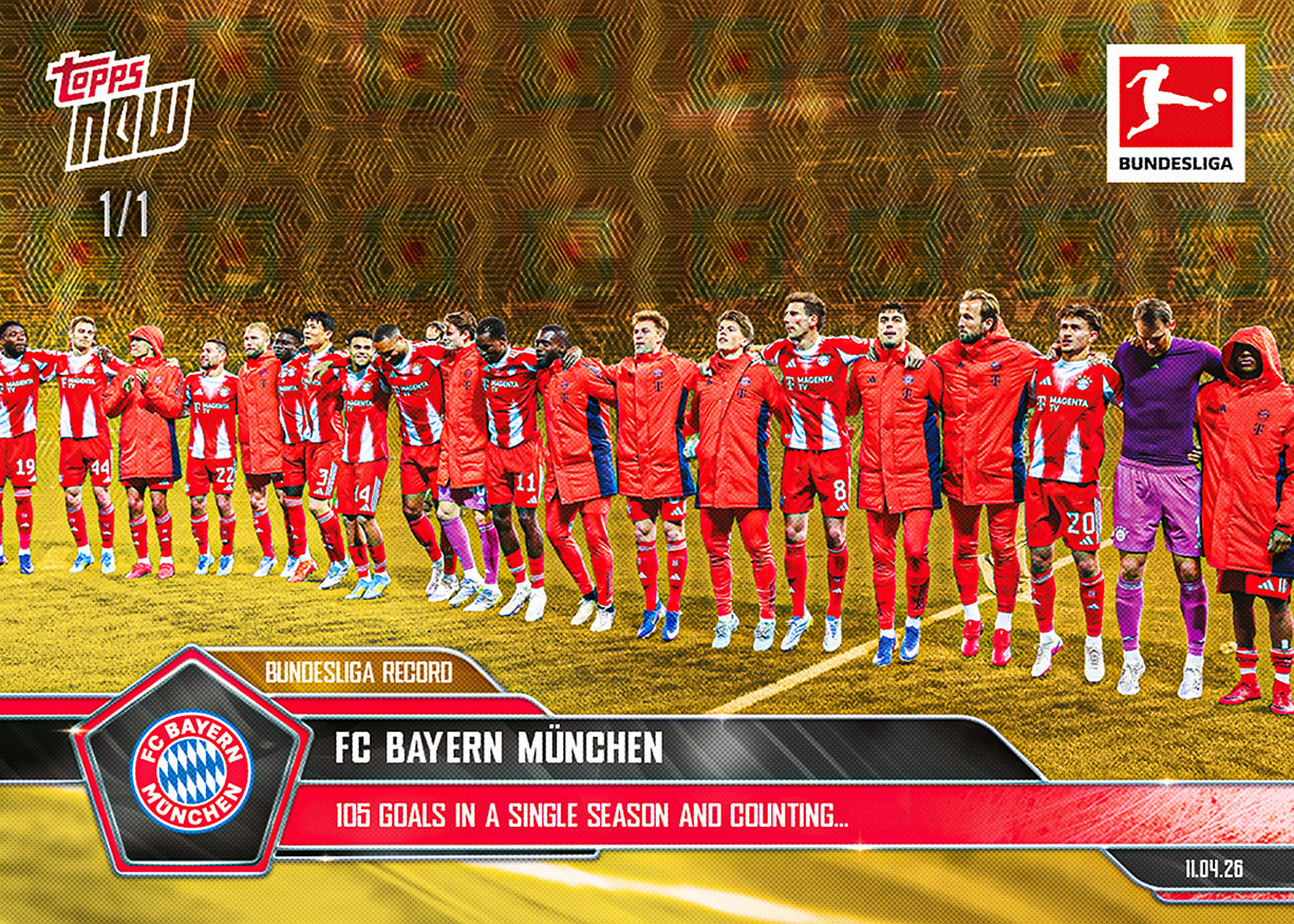 FC Bayern München - 2025-26 Bundesliga Topps NOW - Card 166 - PR: 1265 - Image 2