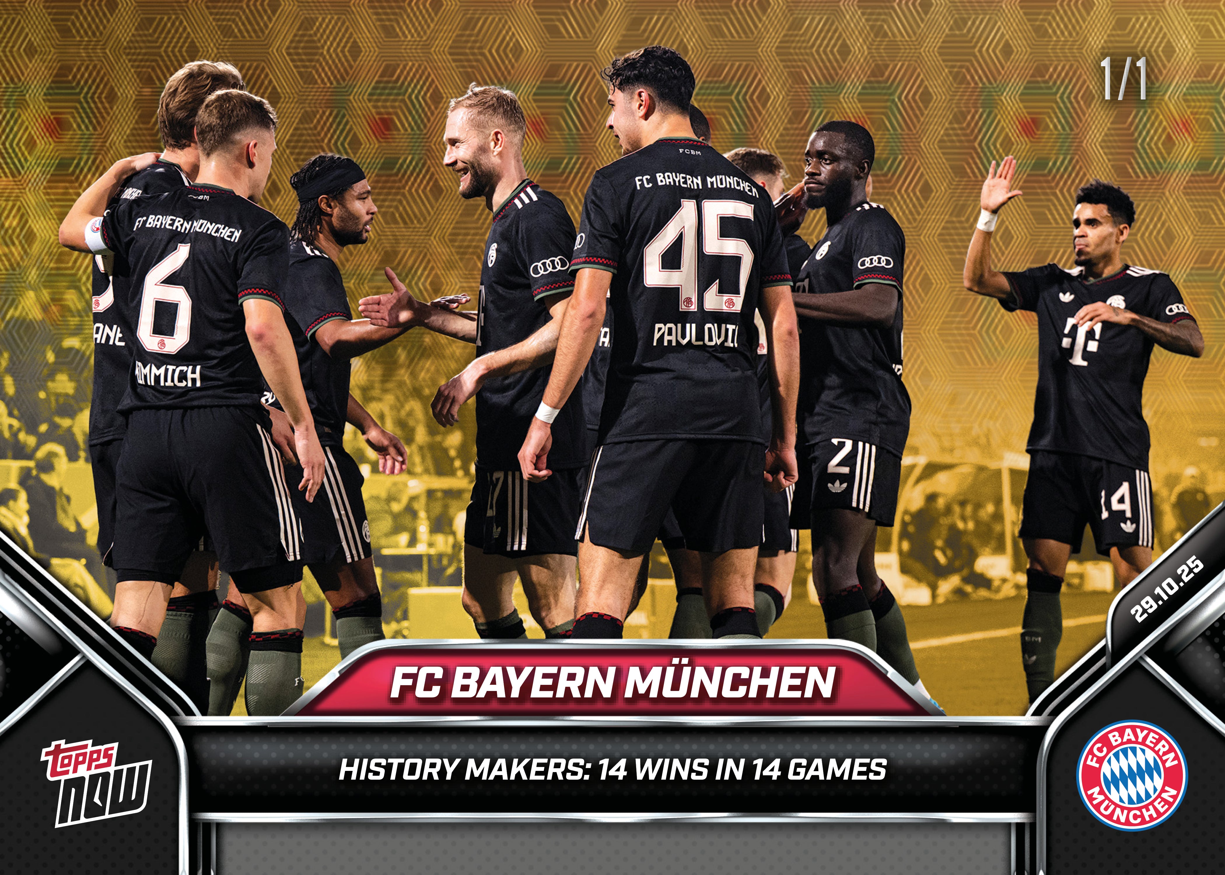 FC Bayern München - 2024-25 FC Bayern München Topps NOW - Card 1 - PR: 679 - Image 2