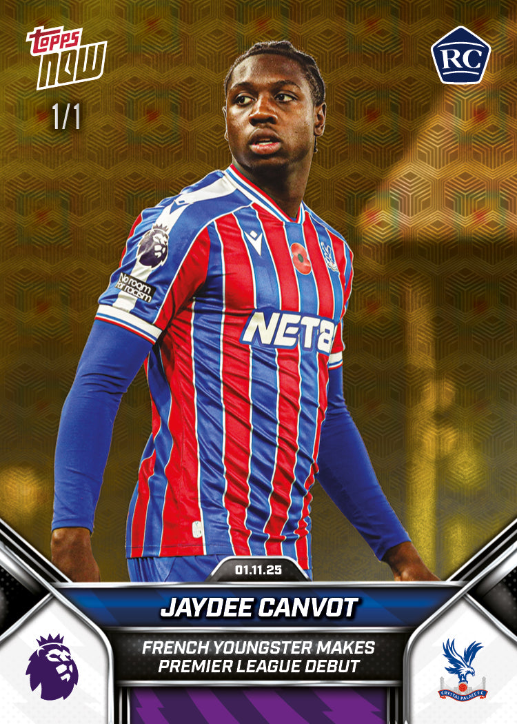 Jaydee Canvot - 2025-26 Premier League Topps NOW - Card 49 - PR: 352 - Image 2