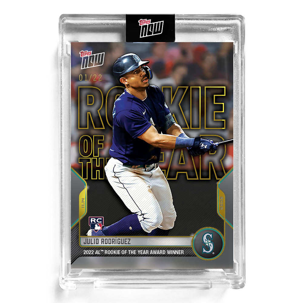 Julio Rodriguez - 2022 MLB TOPPS NOW Card OS34 - Collector's Edition #'d to 22 - PR: 22