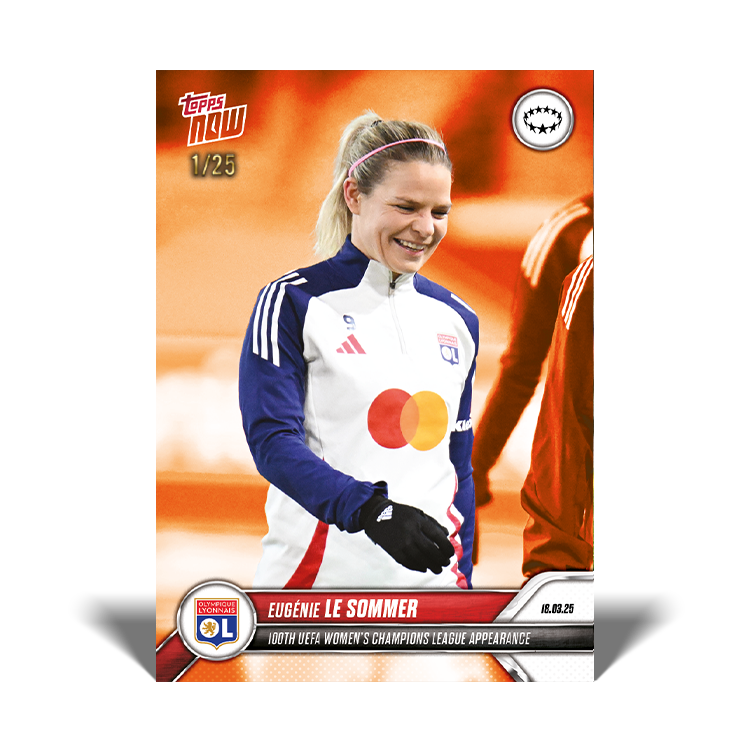 Eugénie Le Sommer - 2024-25 UWCL Topps NOW Card 18 - PR: 107 - Image 6