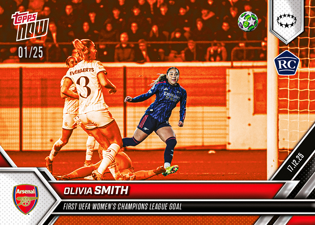 Olivia Smith - 2025-26 UWCL Topps NOW - Card 15 - PR: 844 - Image 5