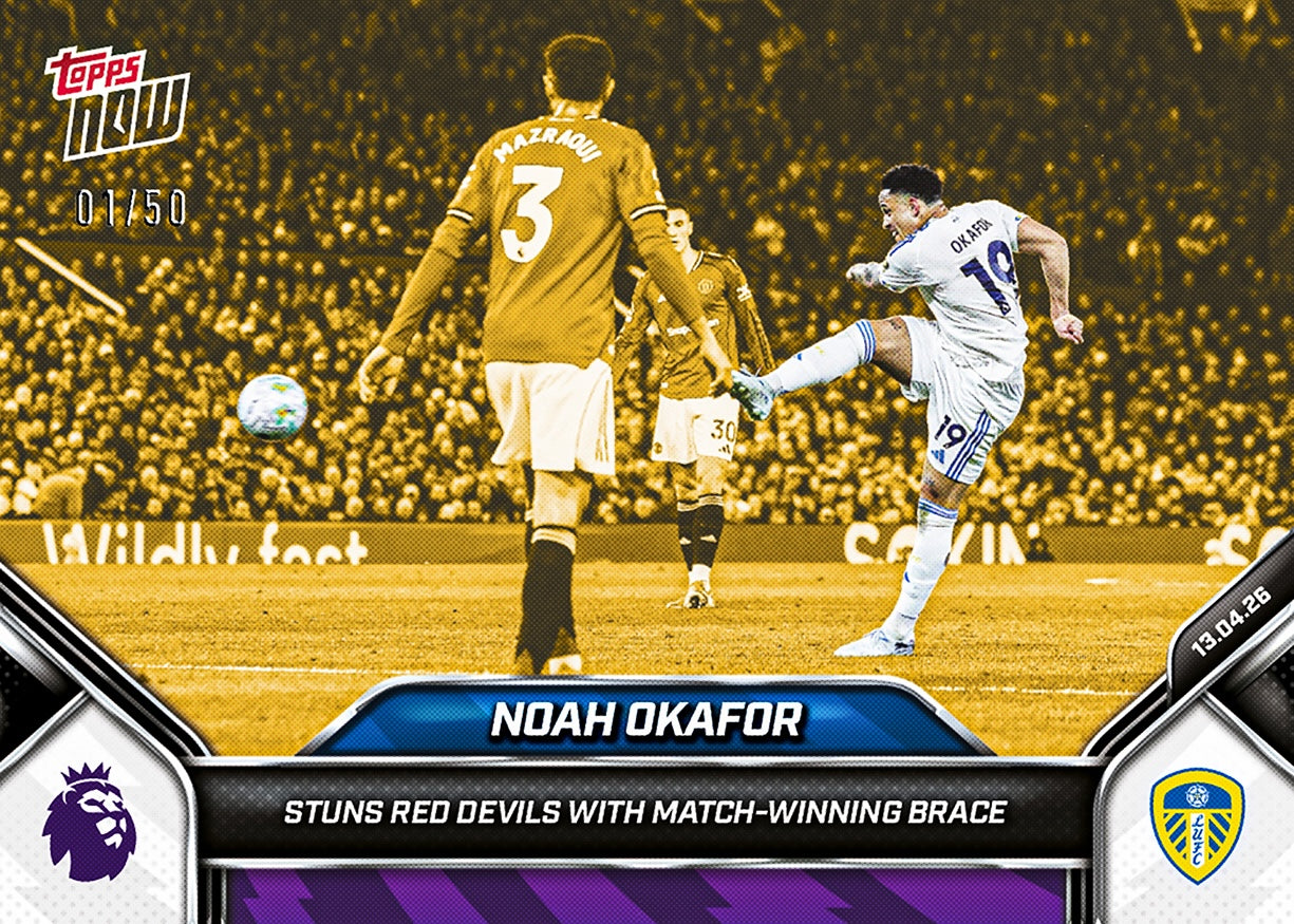 Noah Okafor - 2025-26 Premier League Topps NOW - Card 171- PR: 485 - Image 6