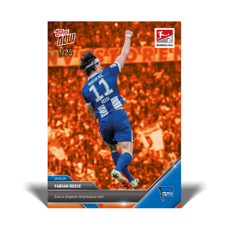 Fabian Reese - 2024-25 Bundesliga Topps NOW Card 154 - PR: 320 - Image 6