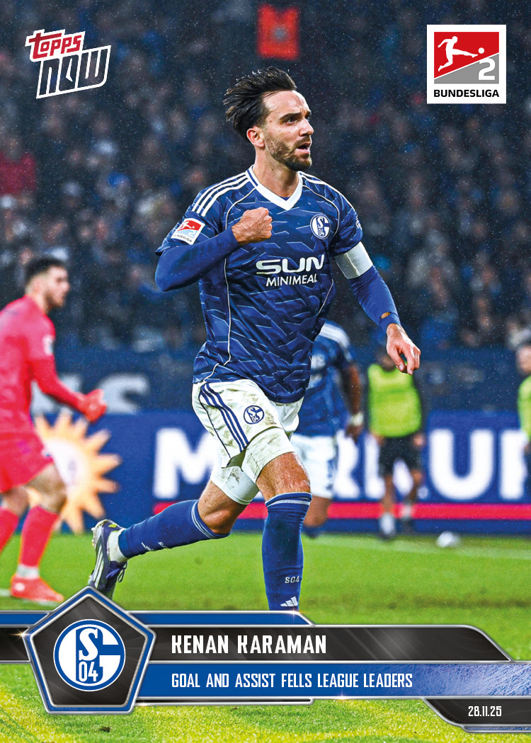 Kenan Karaman - 2025-26 Bundesliga Topps NOW - Card 69 - PR: 410
