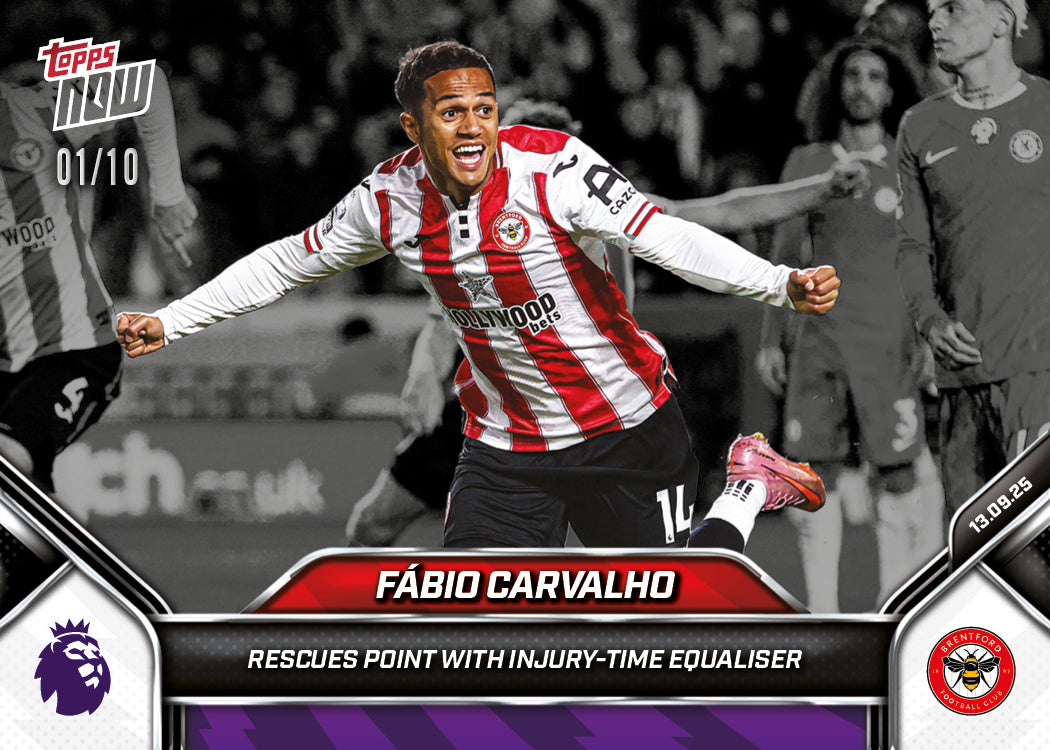 Fábio Carvalho - 2025-26 Premier League Topps NOW - Card 19 - PR: 212 - Image 4