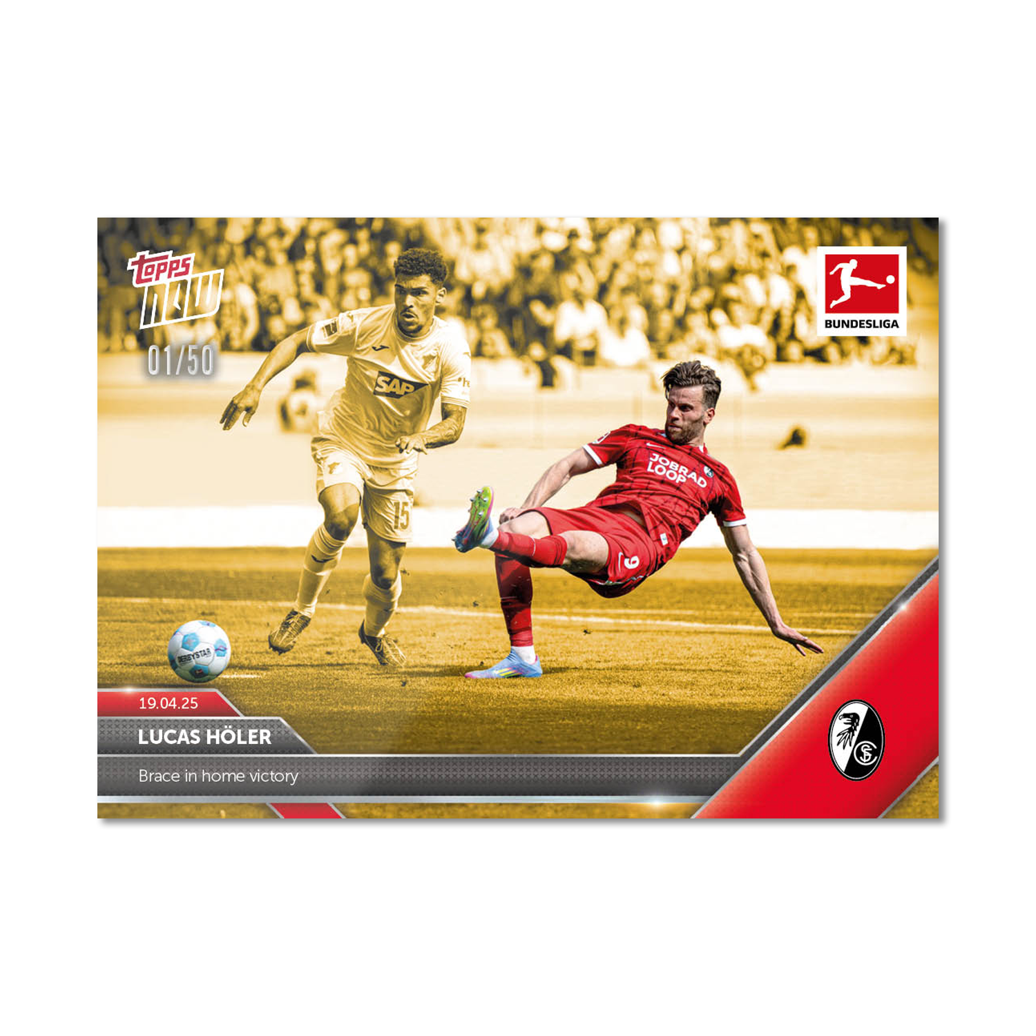 Lucas Höler - 2024-25 Bundesliga Topps NOW Card 168 - PR: 139 - Image 7