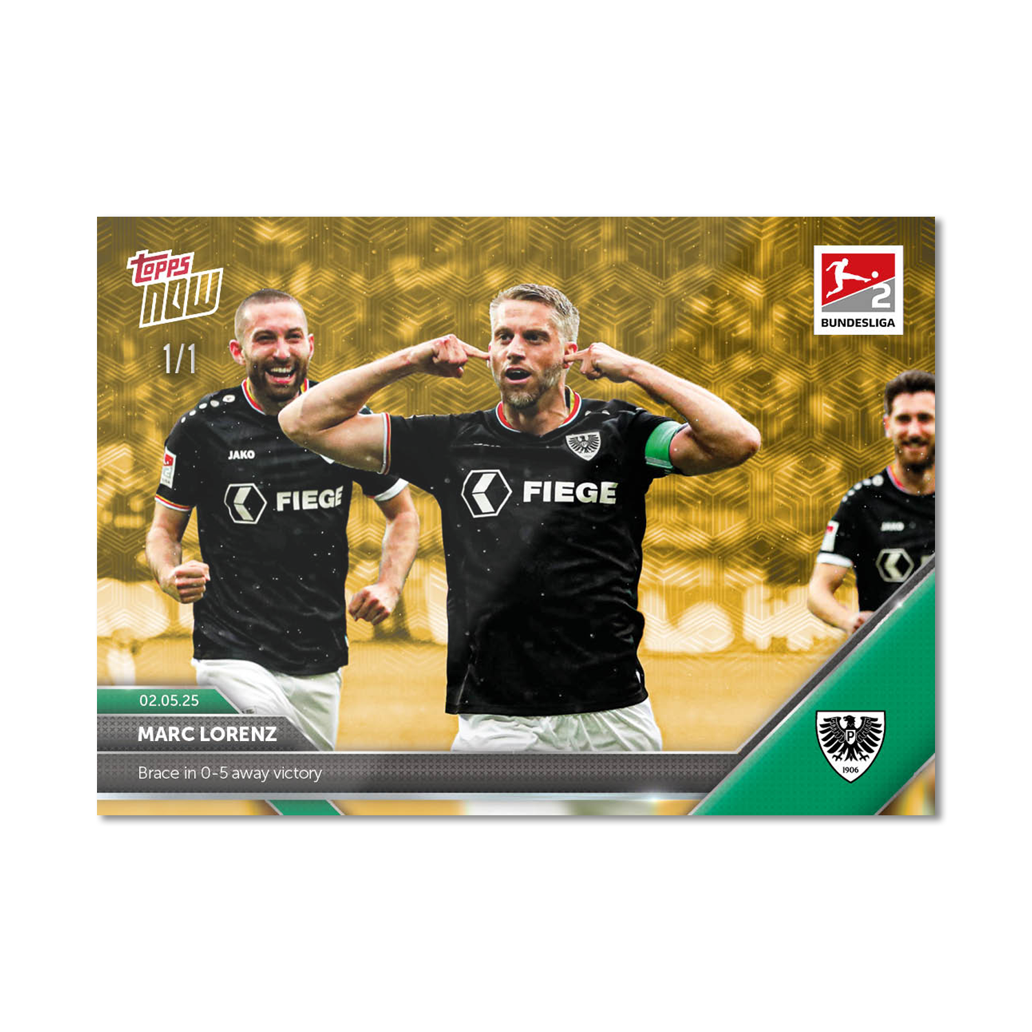 Marc Lorenz - 2024-25 Bundesliga Topps NOW - Card 177 - PR: 36 - Image 2