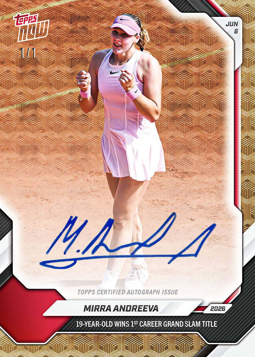 Mirra Andreeva - 2026 Topps NOW Tennis - Card 17 - PR: 2005 - Image 2