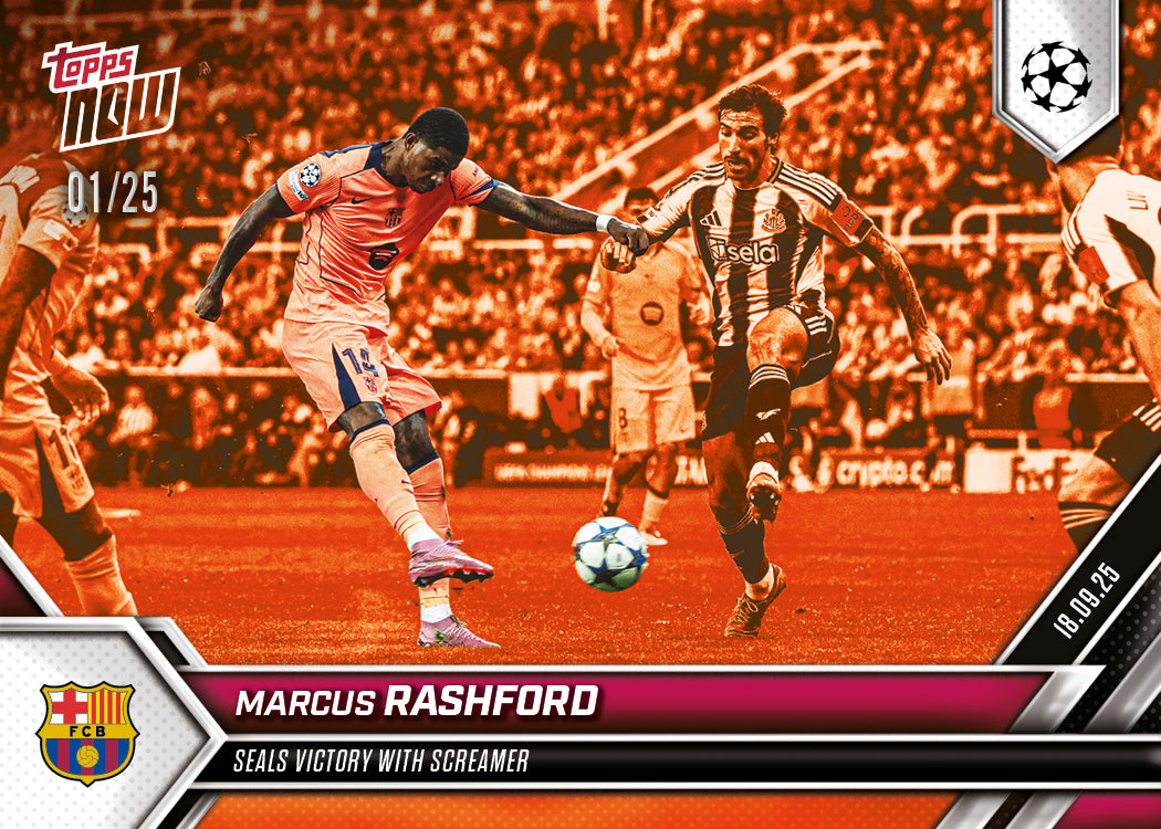 Marcus Rashford - 2025-26 UCL Topps NOW - Card 21 - PR: 514 - Image 5