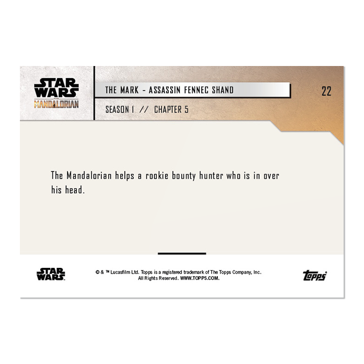 Star Wars: The Mandalorian TOPPS NOW 5-Card Pack - S1 : Chapter 5 - Print Run: 1179 - Image 5