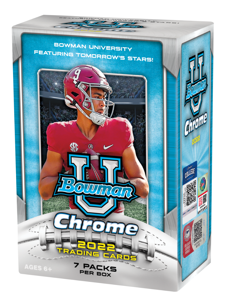 2022 Bowman University Chrome Football - Value Box