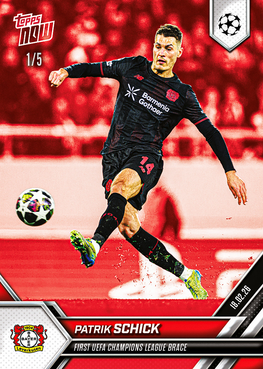 Patrik Schick - 2025-26 UCL Topps NOW - Card 93 - PR: 130 - Image 3