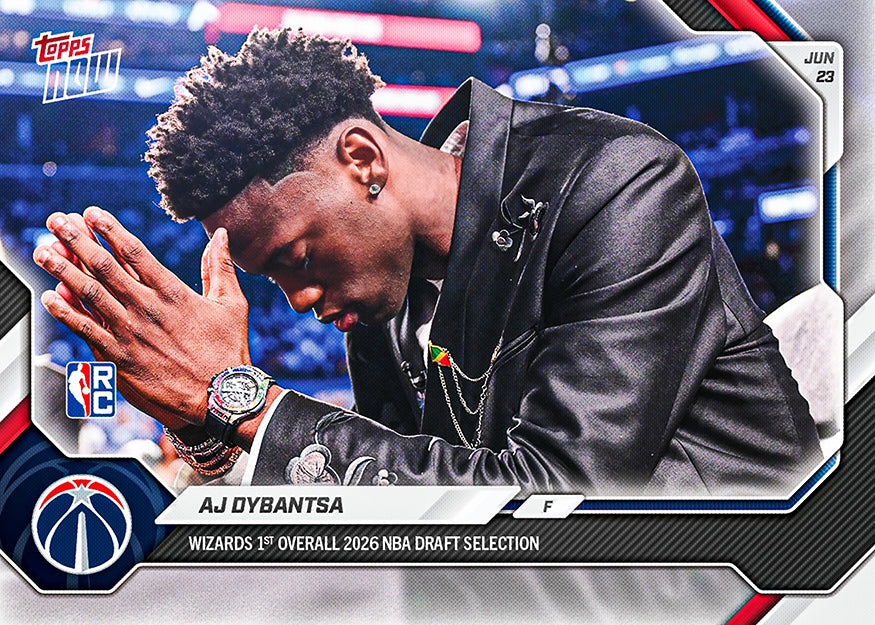 AJ Dybantsa - 2026-27 NBA Topps NOW - Card ADYB - PR: 42590 - Image 3