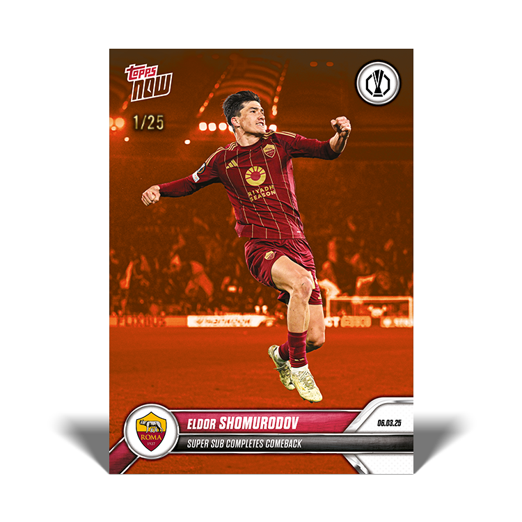 Eldor Shomurodov - 2024-25 UEL TOPPS NOW Card 21 - PR: 75 - Image 4