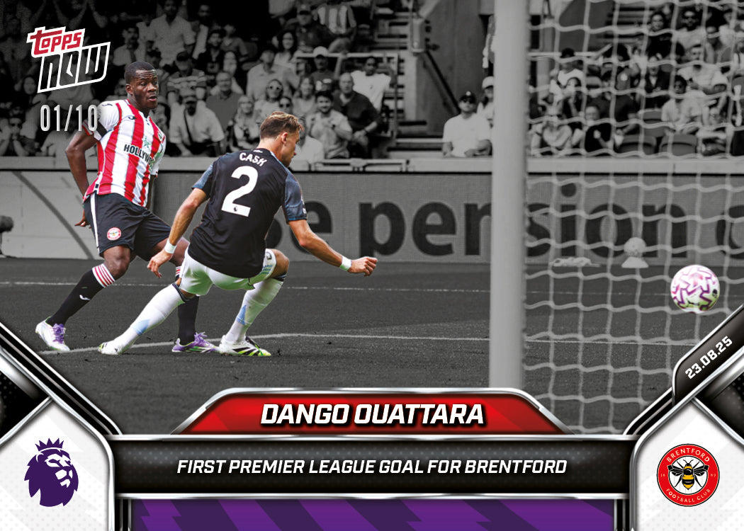 Dango Ouattara - 2025-26 Premier League Topps NOW - Card 9 - PR: 225 - Image 4