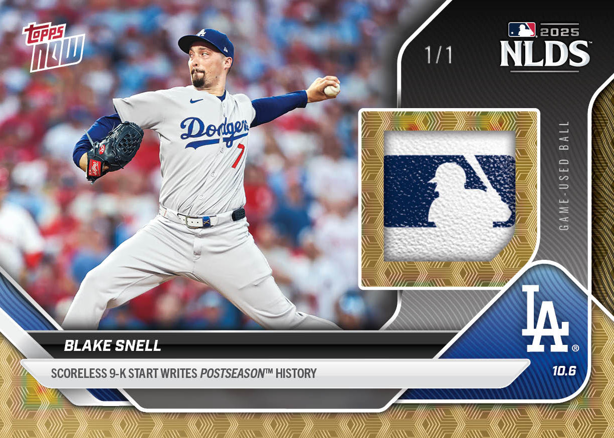 Blake Snell - 2025 MLB Topps NOW - Card 831 - PR: 1653 - Image 2