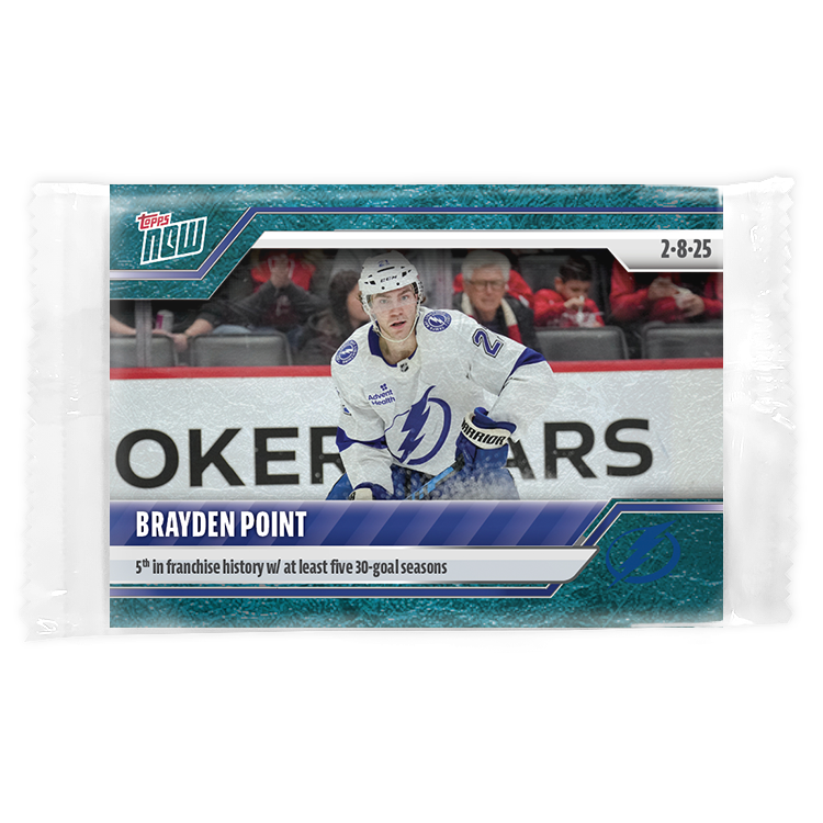 Brayden Point - 2024-25 NHL Topps NOW - Sticker # 112 Pack - PR: 140 - Image 3