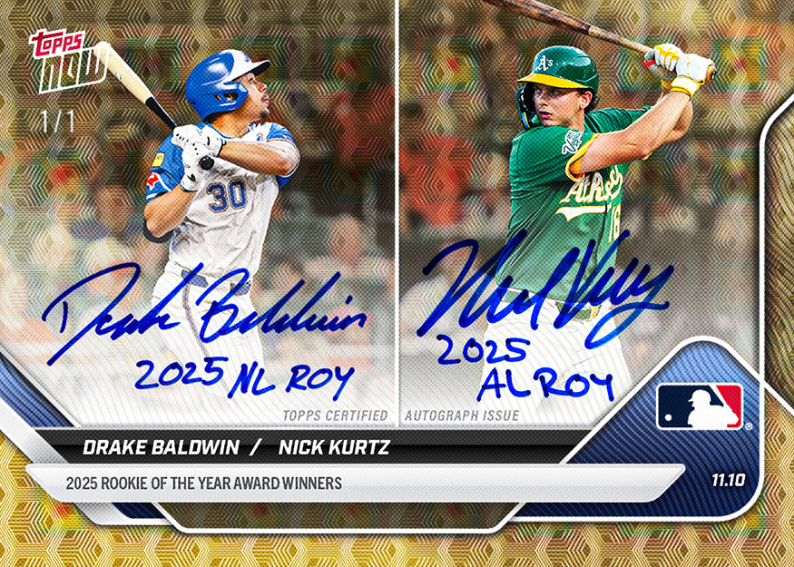Drake Baldwin / Nick Kurtz - 2025 MLB Topps NOW - Card OS-3 - PR: 4267 - Image 2