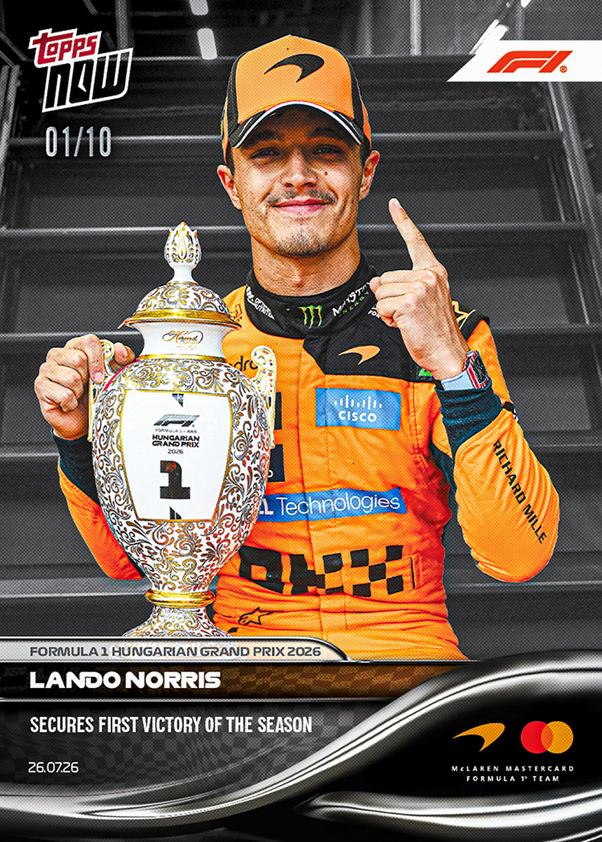 Lando Norris - 2026 Formula 1 Topps NOW - Card 51 - PR: 4892 - Image 4