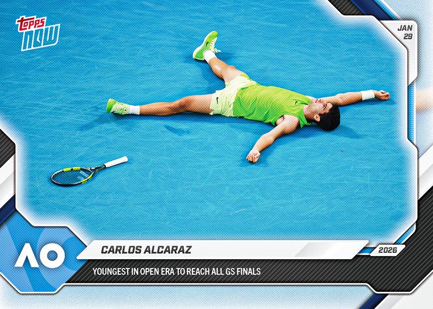 Carlos Alcaraz - 2026 Topps NOW Tennis - Card 8 - PR: 4440 - Image 3