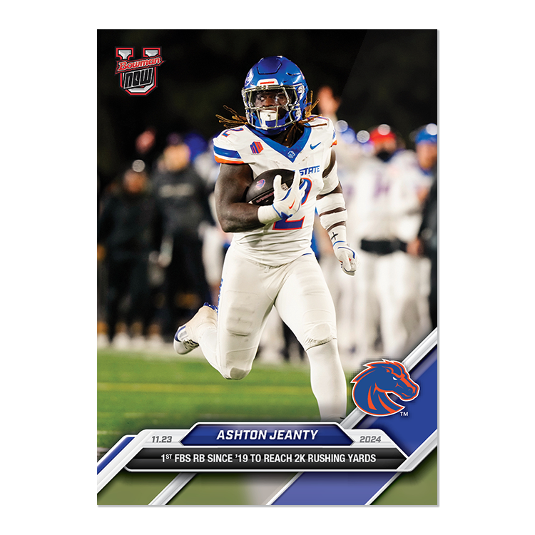 Ashton Jeanty - 2024 Bowman U NOW Football Card 48 - PR: 940