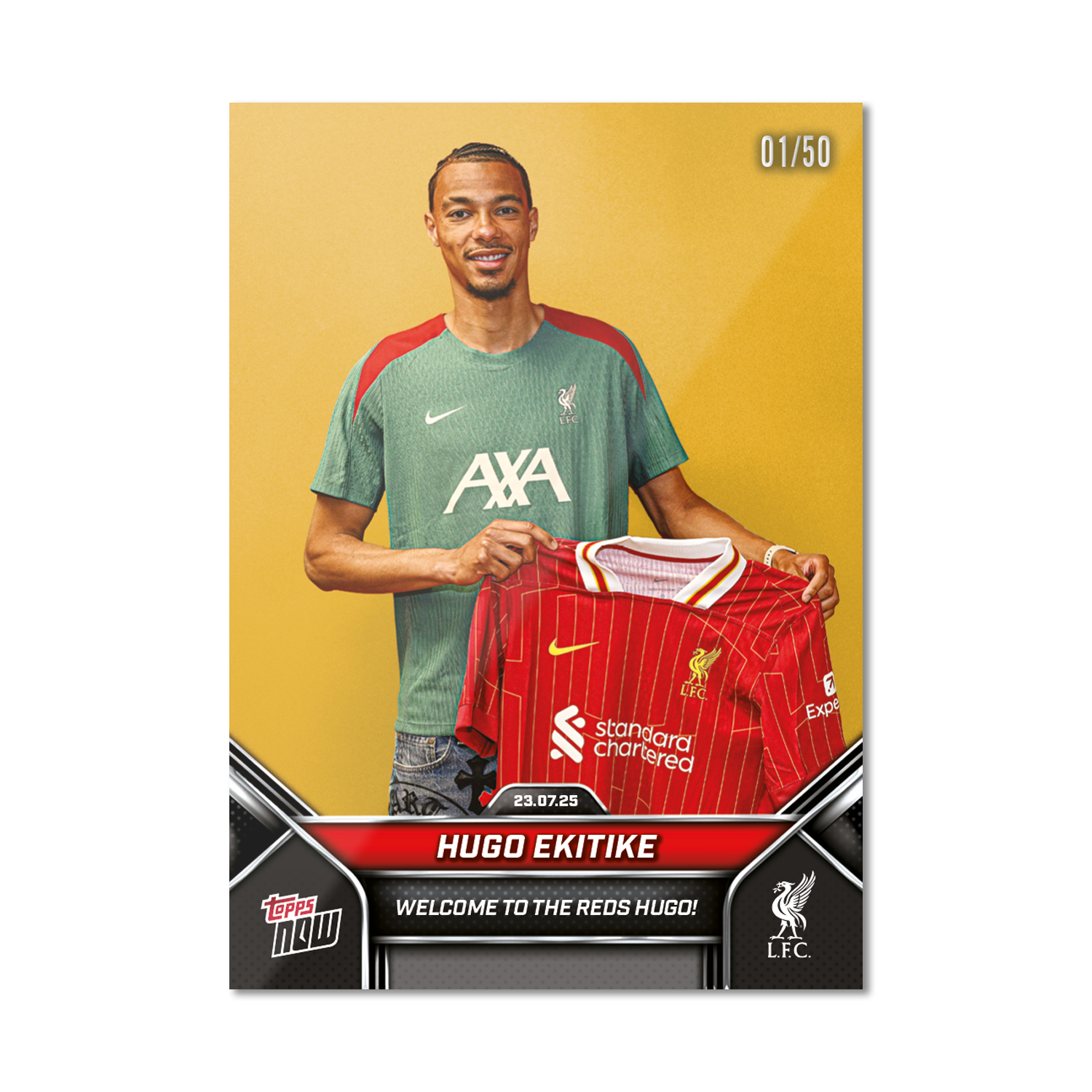 Hugo Ekitike - 2024-25 Liverpool Topps NOW - Card 2 - PR: 656 - Image 6