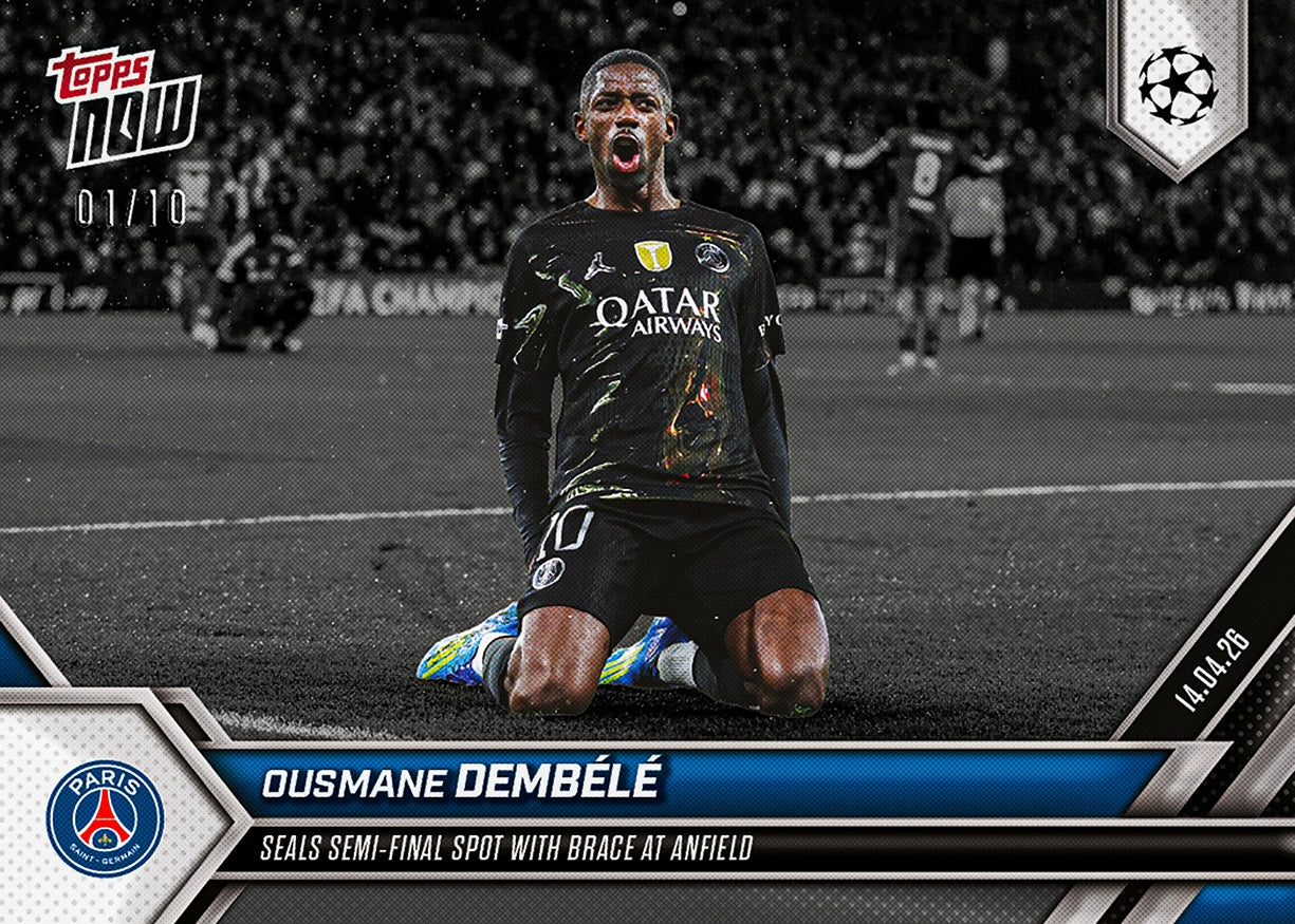 Ousmane Dembélé - 2025-26 UCL Topps NOW - Card 121 - PR: 538 - Image 4