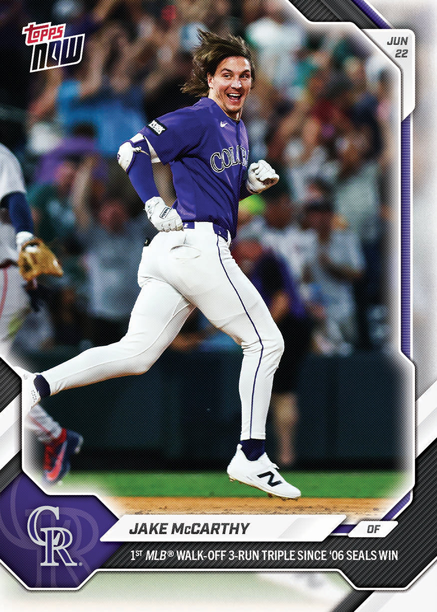 Jake McCarthy - 2026 MLB Topps NOW - Card 365 - PR: 387