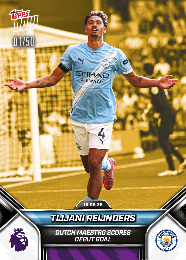 Tijjani Reijnders - 2025-26 Premier League Topps NOW - Card 1 - PR: 867 - Image 6