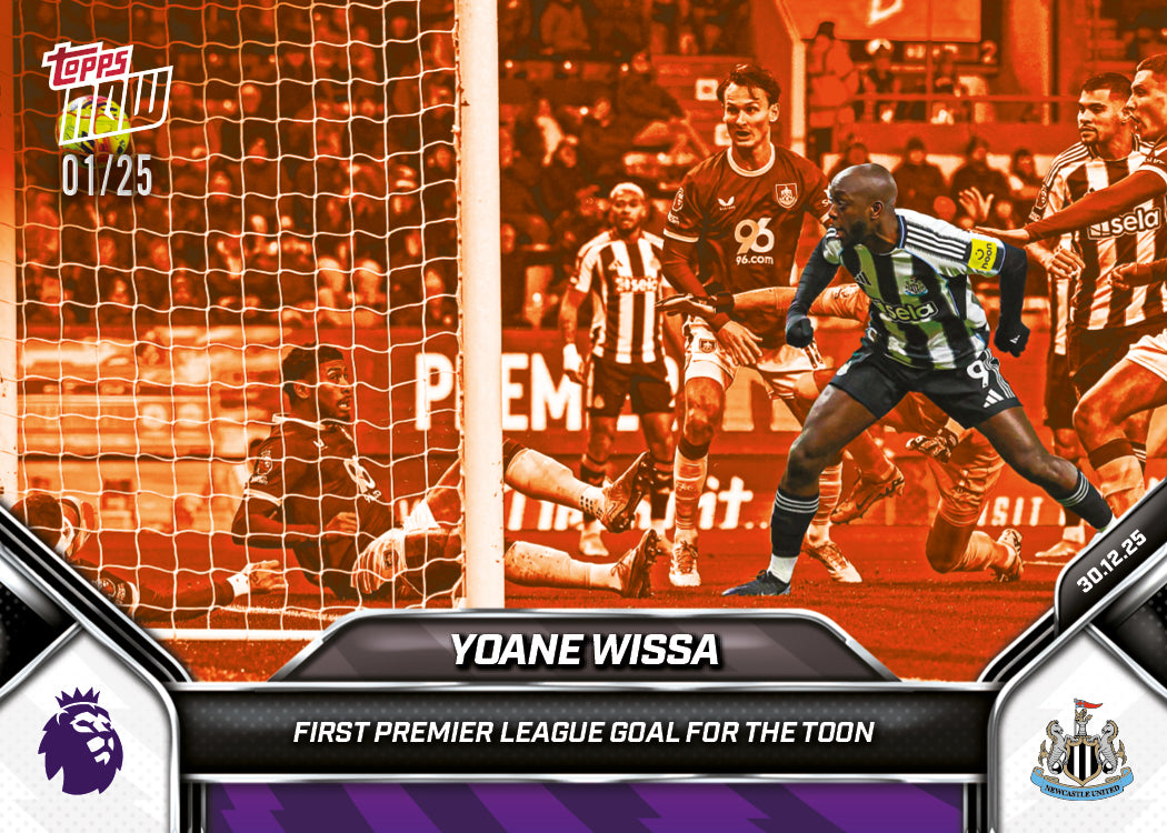 Yoane Wissa - 2025-26 Premier League Topps NOW - Card 93 - PR: 244 - Image 5