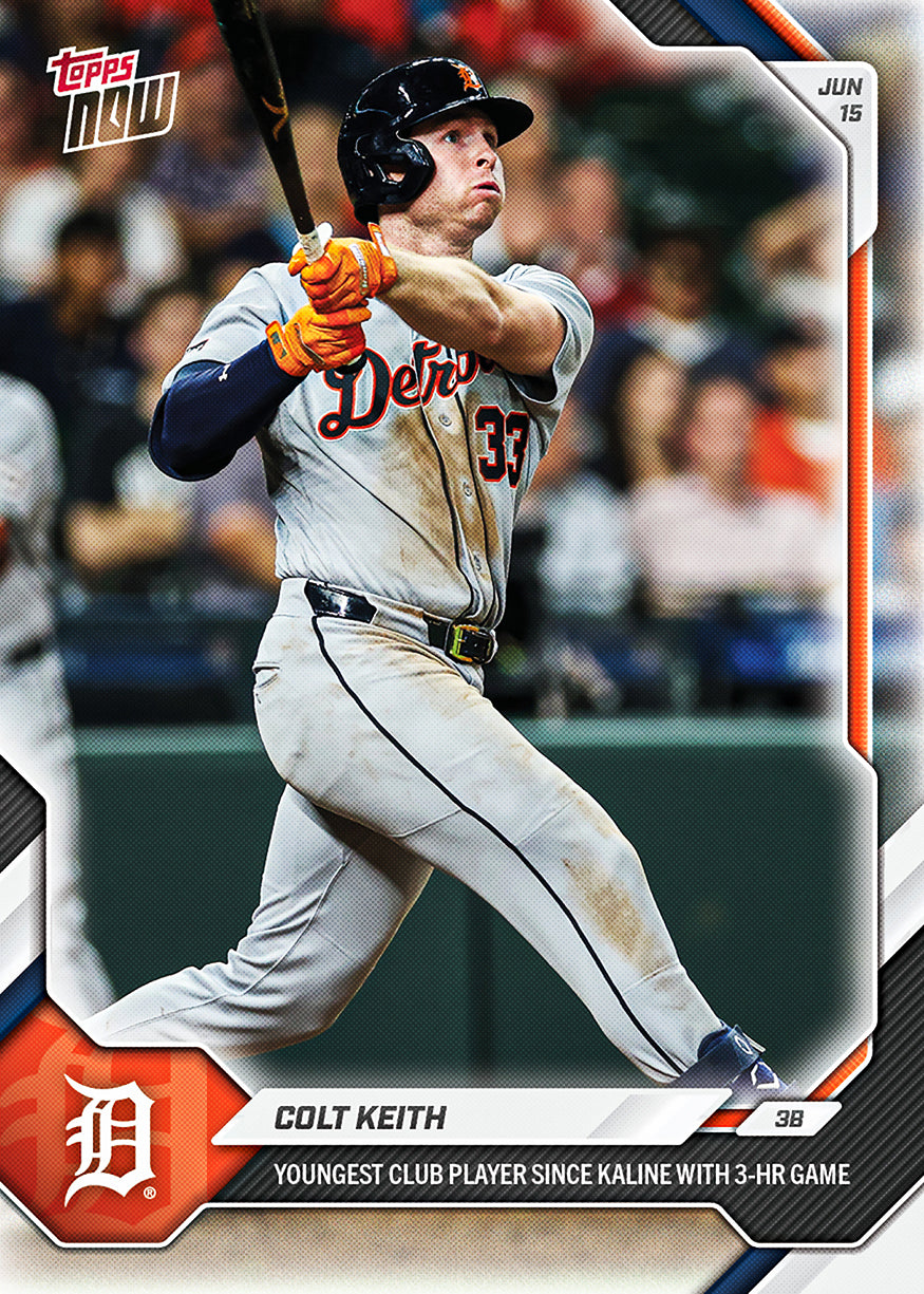 Colt Keith - 2026 MLB Topps NOW - Card 338 - PR: 1157