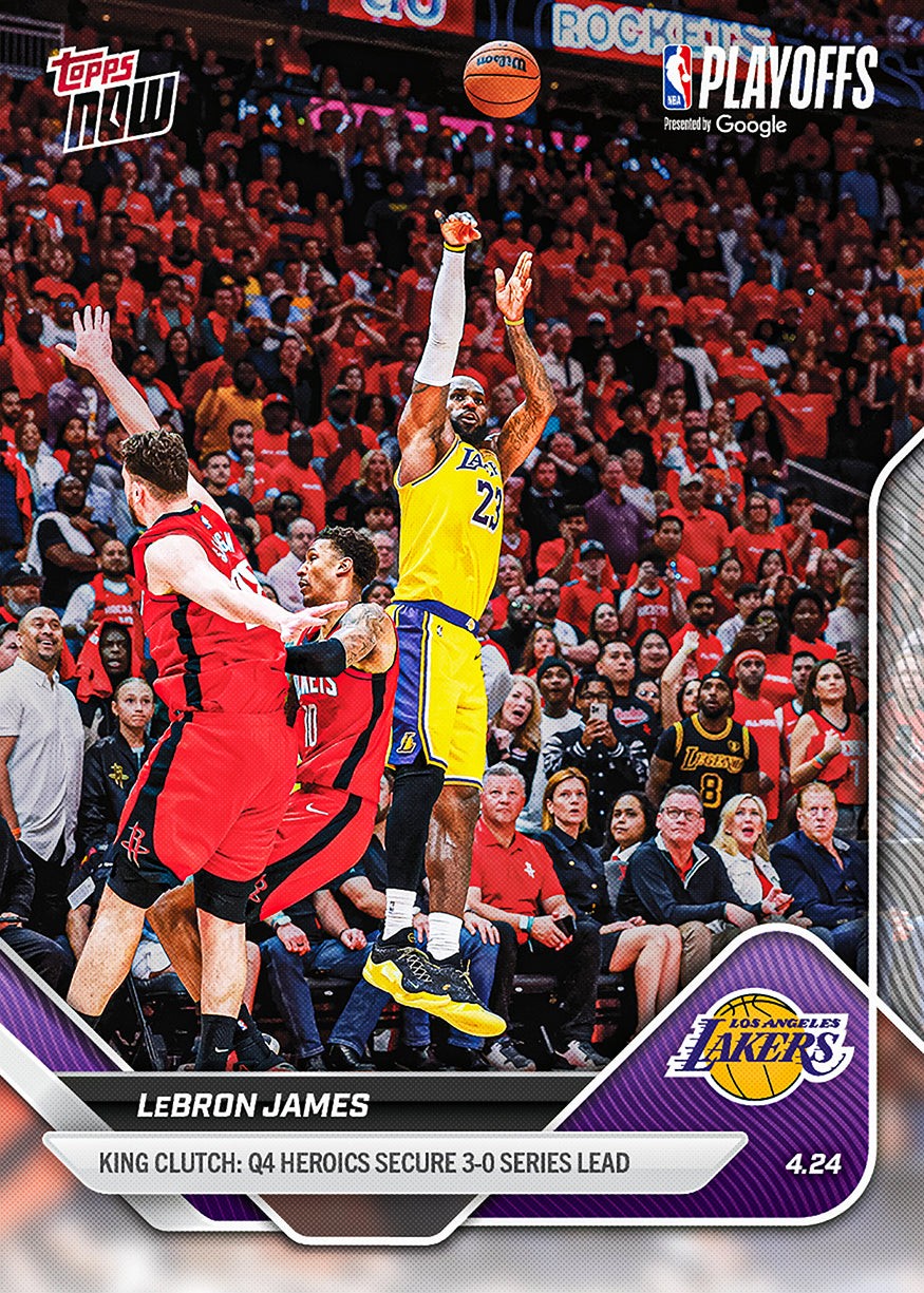 LeBron James - 2025-26 NBA Topps NOW - Card 275 - PR: 4081