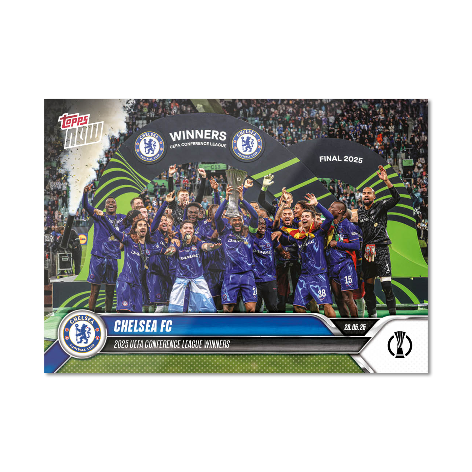 Chelsea FC - 2024-25 UECL Topps NOW - Card 15 - PR: 1410