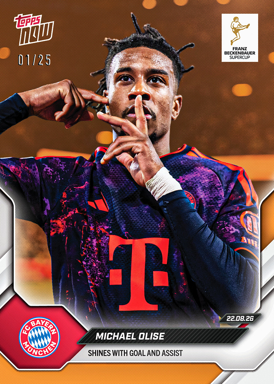Michael Olise - 2026-27 Bundesliga Topps NOW - Card 3 - PR: 4560 - Image 7