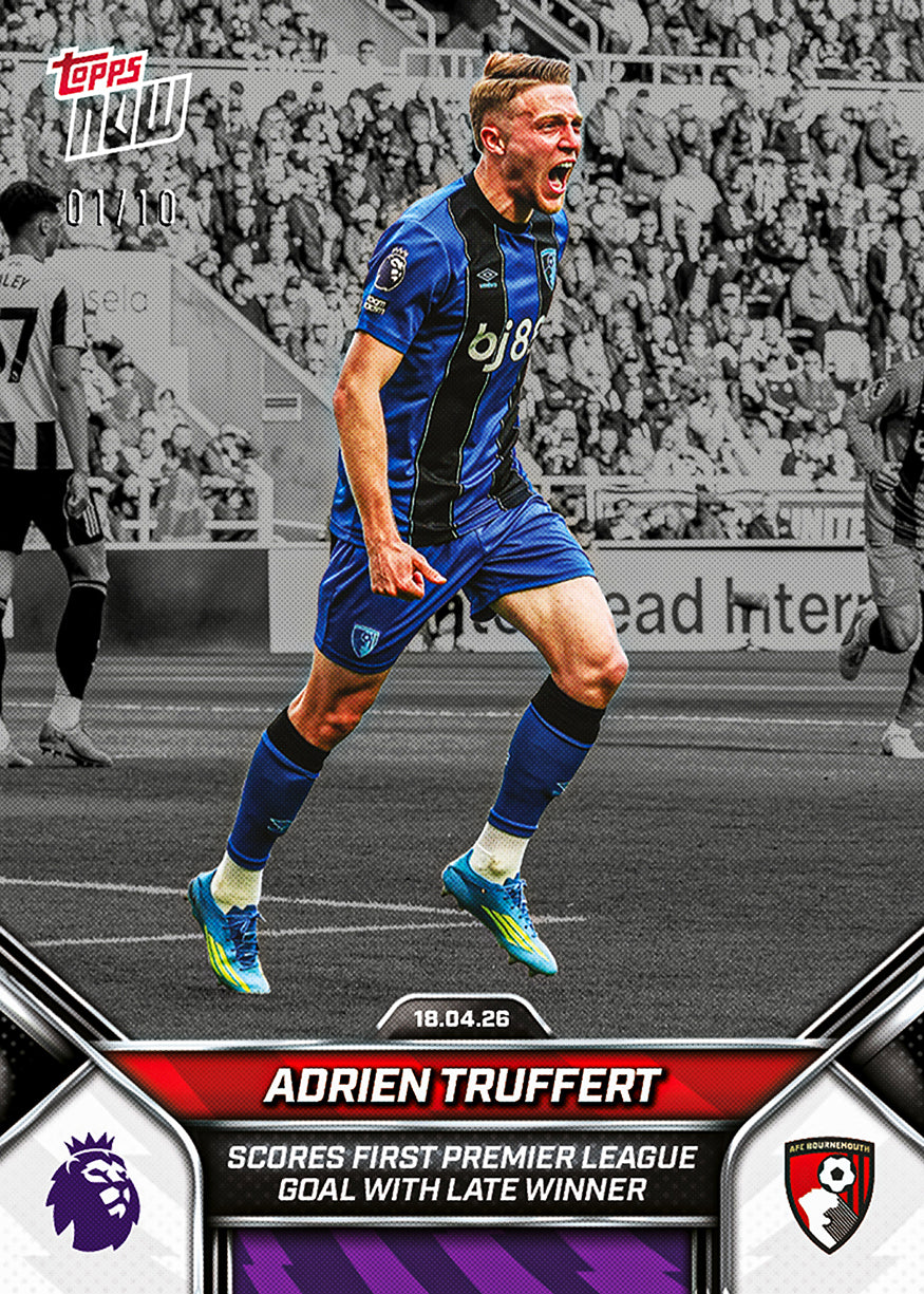 Adrien Truffert - 2025-26 Premier League Topps NOW - Card 172 - PR: 157 - Image 4