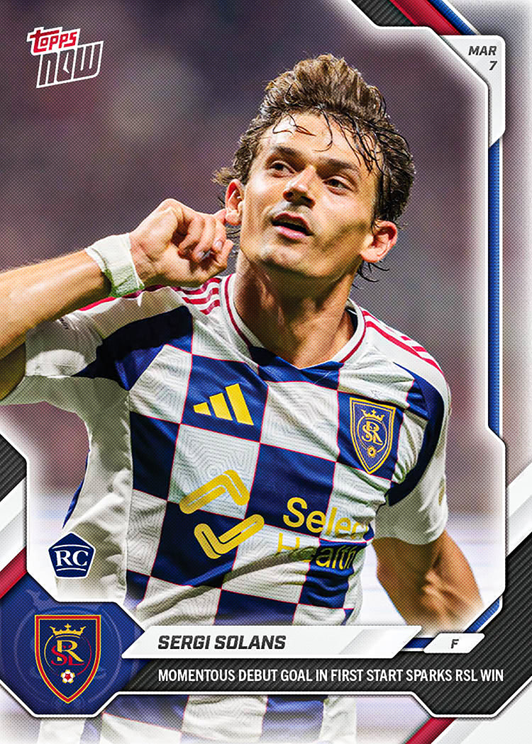 Sergi Solans - 2026 MLS Topps NOW - Card 8 - PR: 285
