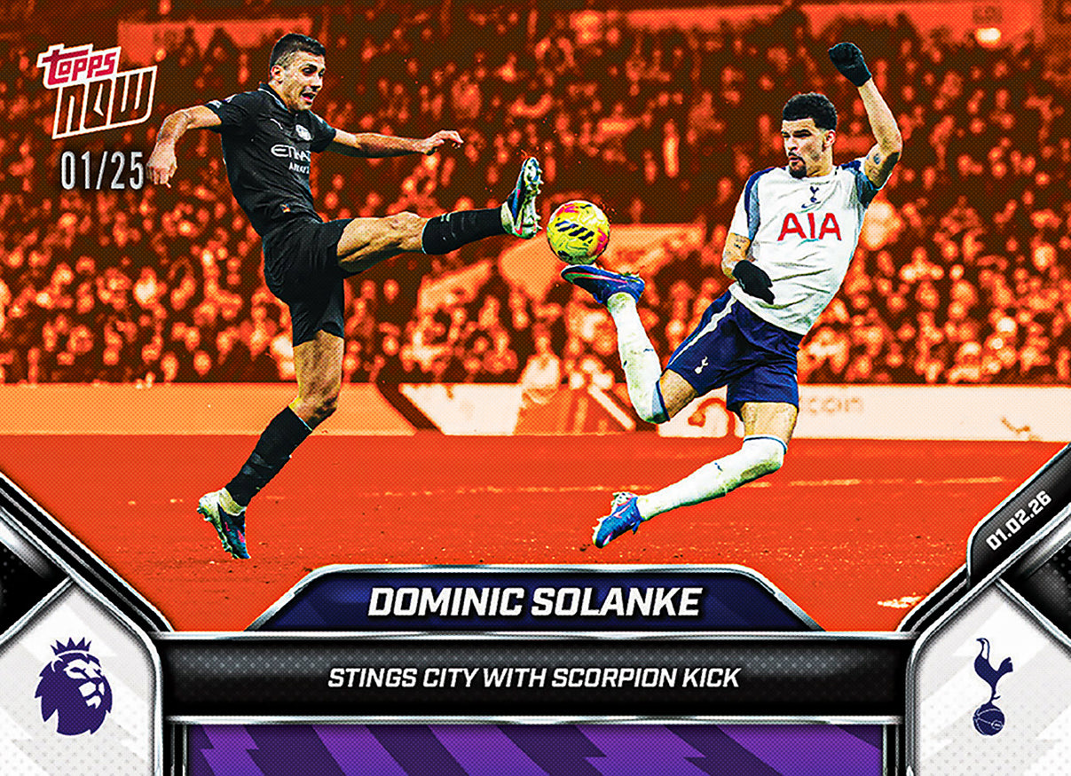 Dominic Solanke - 2025-26 Premier League Topps NOW - Card 125 - PR: 796 - Image 6