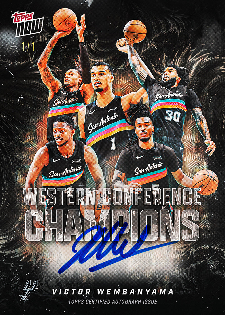 San Antonio Spurs - 2025-26 NBA Topps NOW - Card WCSA - PR: 50230 - Image 2