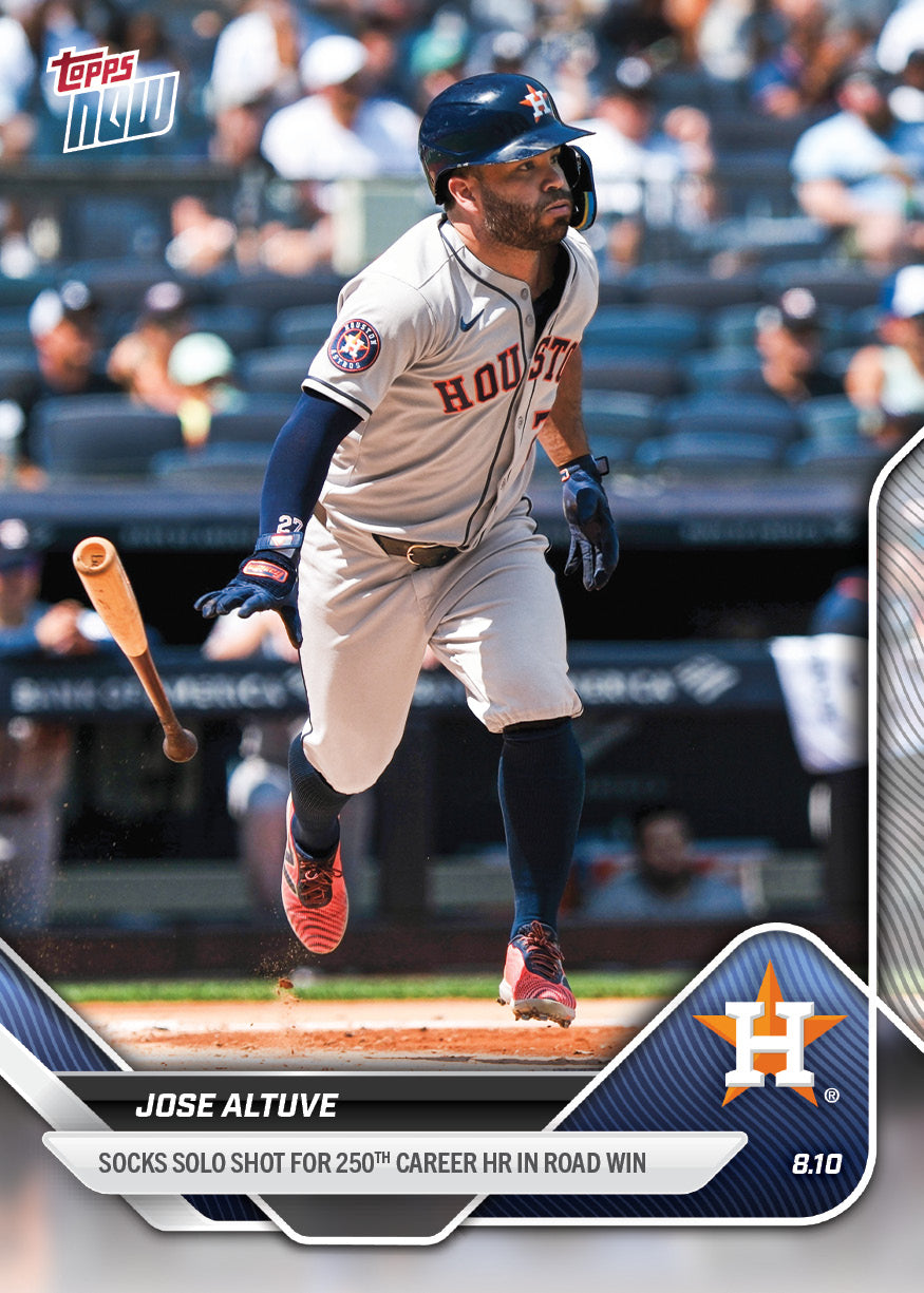 Jose Altuve - 2025 MLB Topps NOW - Card 544 - PR: 728