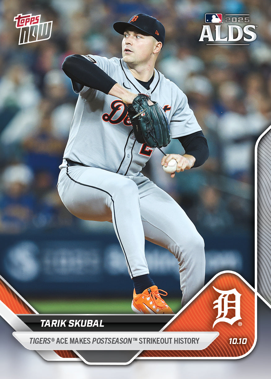 Tarik Skubal - 2025 MLB Topps NOW - Card 851 - PR: 1623