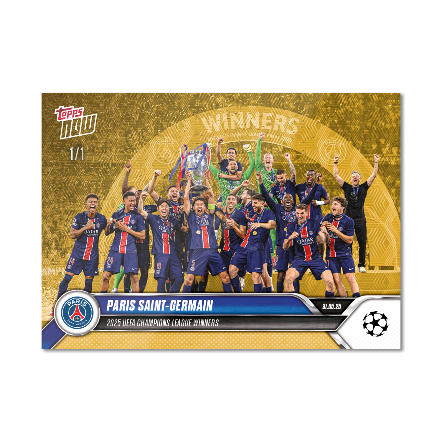 Paris Saint-Germain - 2024-25 UCL Topps NOW - Card 159 - LOOK FOR RELICS - PR: 2963 - Image 6