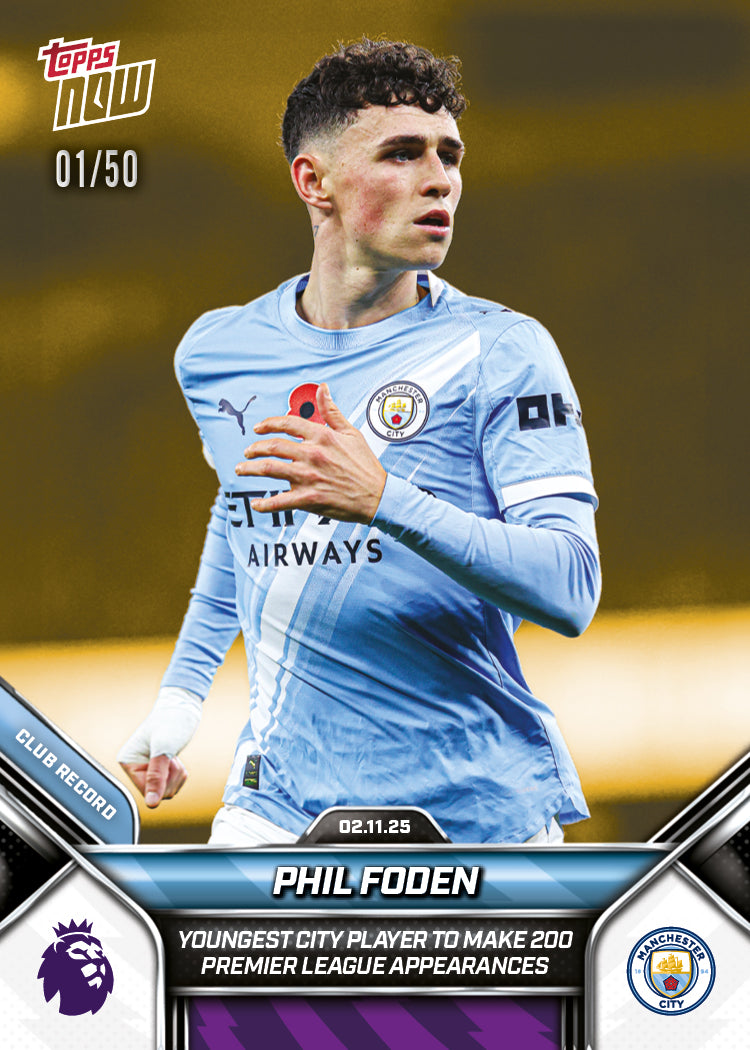 Phil Foden - 2025-26 Premier League Topps NOW - Card 47 - PR: 677 - Image 7