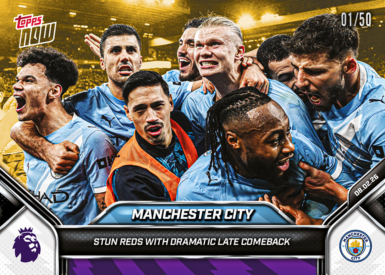 Manchester City - 2025-26 Premier League Topps NOW - Card 134 - PR: 1074 - Image 6